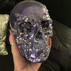 Custom Made Embellished Skull